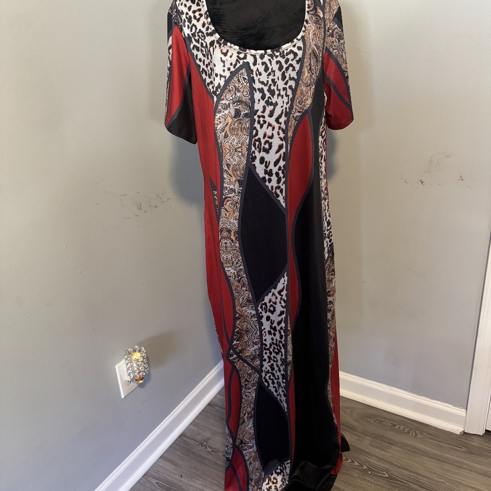 Never Worn Plus Size Multicolored Bodycon Dress